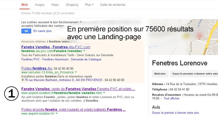 Le référencement google