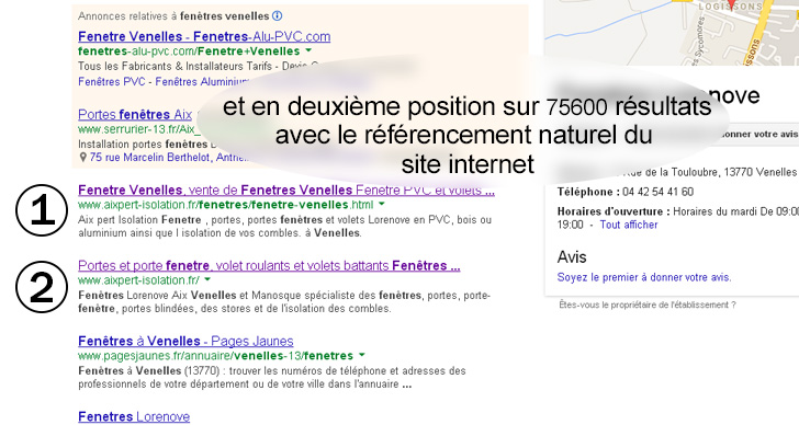 Le référencement naturel google