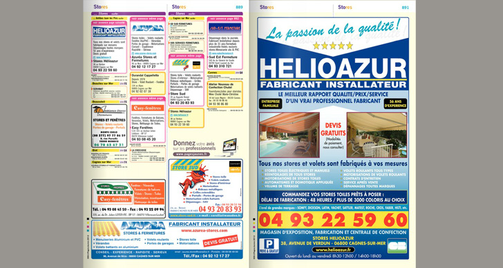 Parution annuaire papier Helioazur