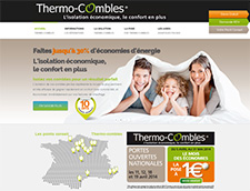 Site internet et Google Adwords Thermo-combles réseau France